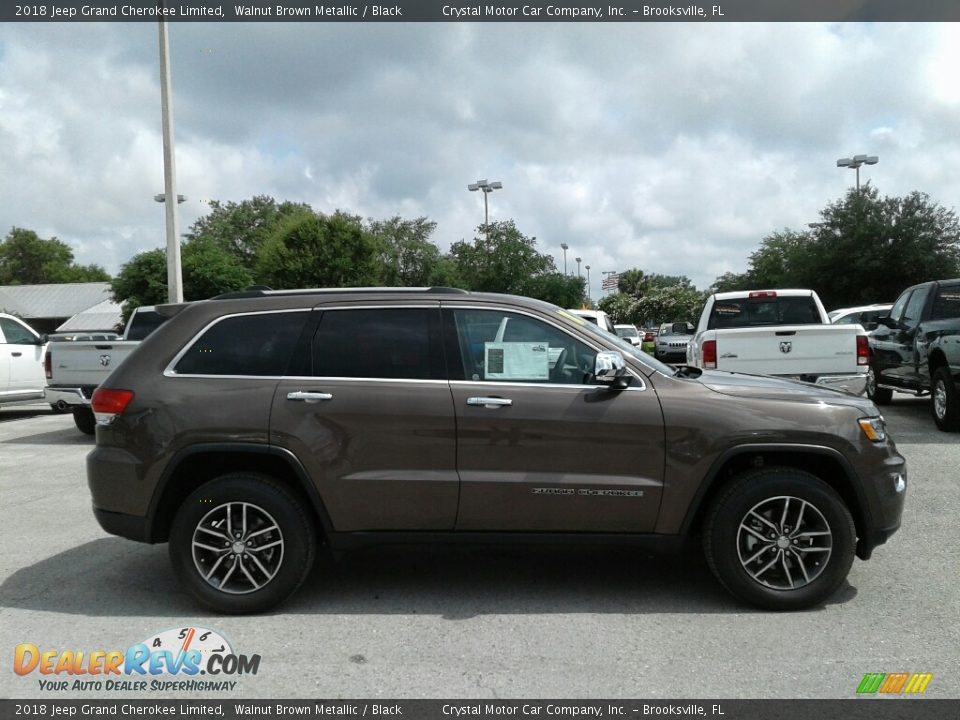 2018 Jeep Grand Cherokee Limited Walnut Brown Metallic / Black Photo #6