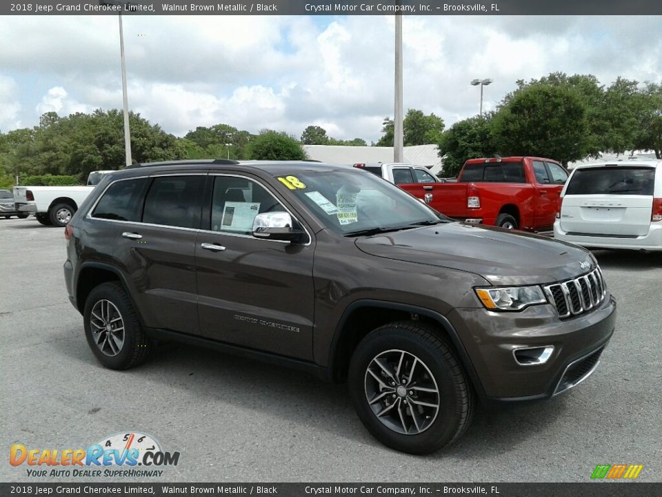 2018 Jeep Grand Cherokee Limited Walnut Brown Metallic / Black Photo #7