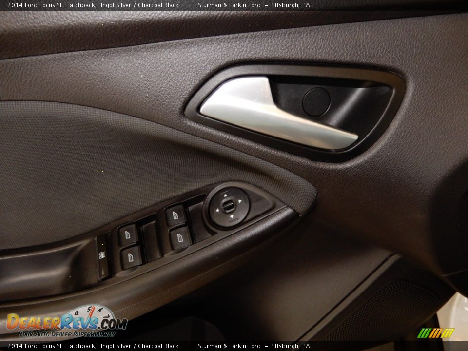 2014 Ford Focus SE Hatchback Ingot Silver / Charcoal Black Photo #10