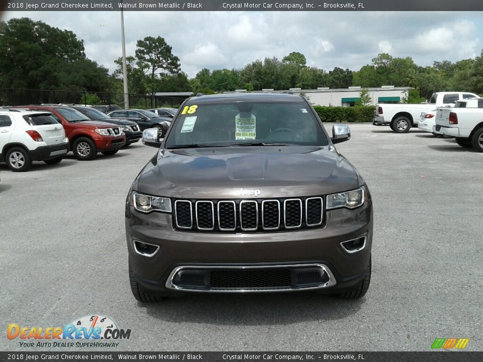 2018 Jeep Grand Cherokee Limited Walnut Brown Metallic / Black Photo #8