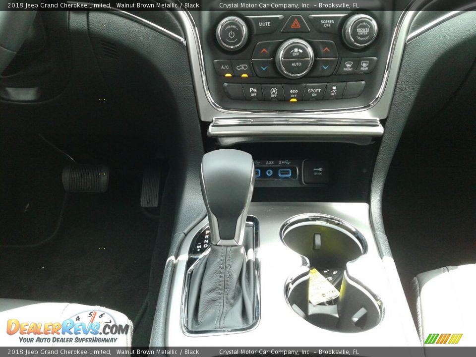 2018 Jeep Grand Cherokee Limited Walnut Brown Metallic / Black Photo #15