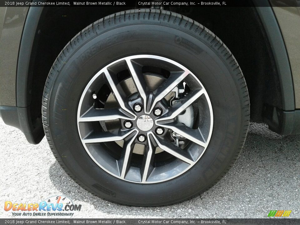 2018 Jeep Grand Cherokee Limited Walnut Brown Metallic / Black Photo #19