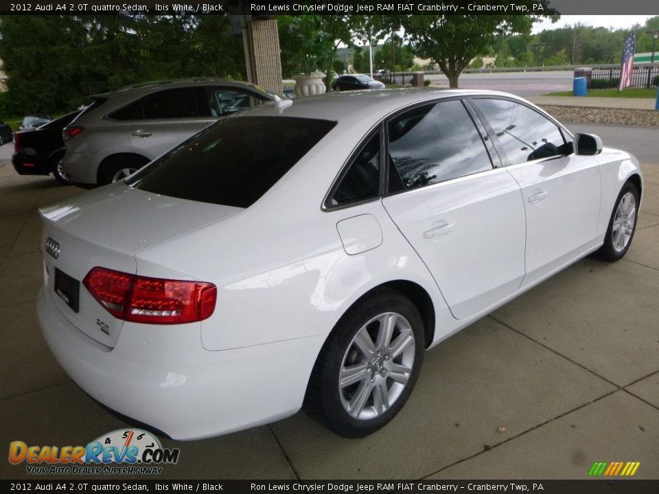 2012 Audi A4 2.0T quattro Sedan Ibis White / Black Photo #2