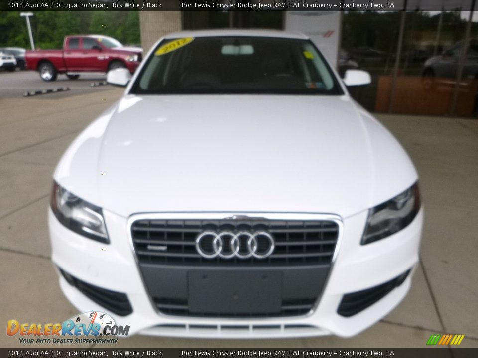 2012 Audi A4 2.0T quattro Sedan Ibis White / Black Photo #4
