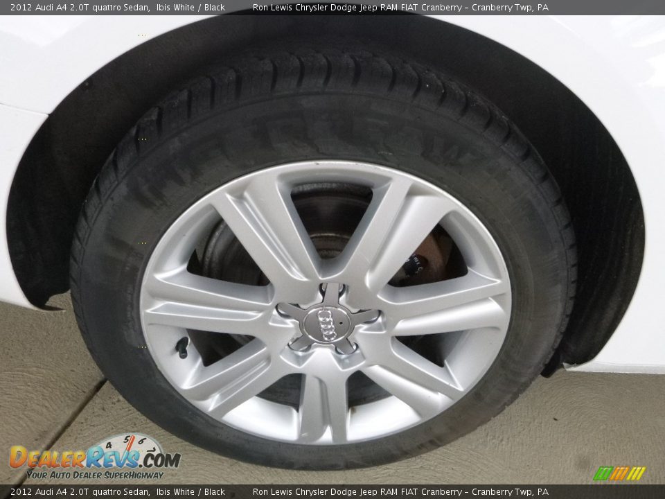 2012 Audi A4 2.0T quattro Sedan Ibis White / Black Photo #8