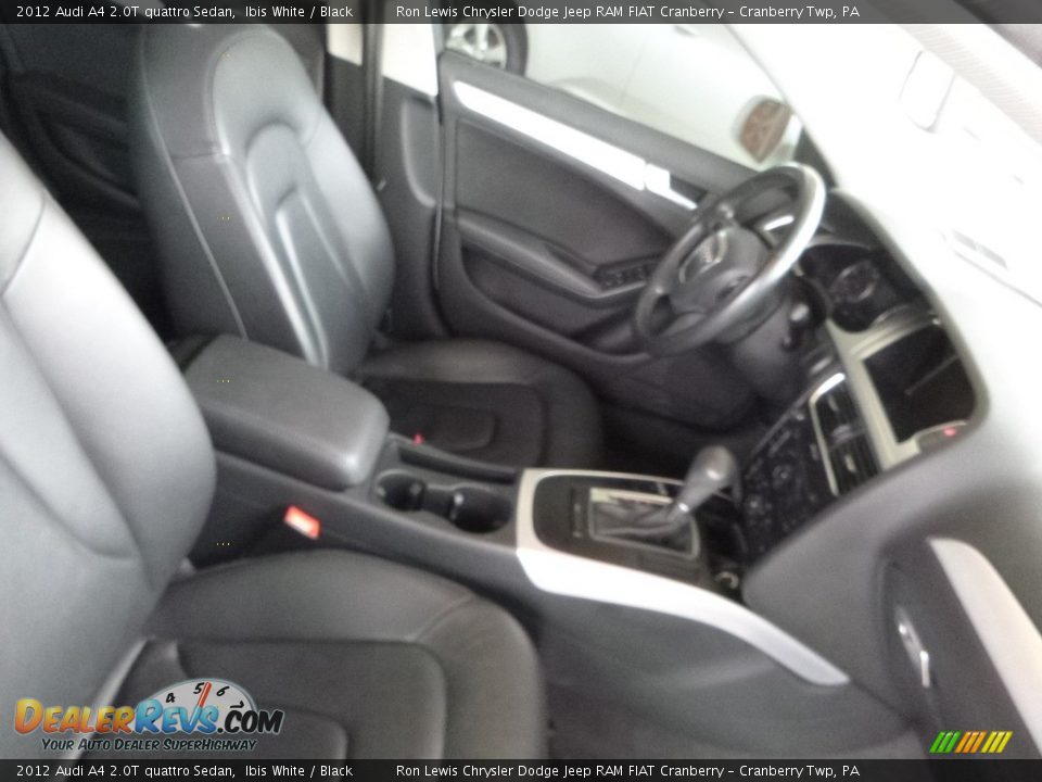 2012 Audi A4 2.0T quattro Sedan Ibis White / Black Photo #10