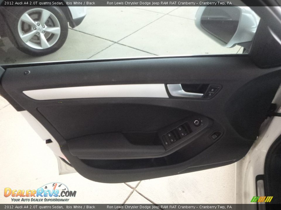 2012 Audi A4 2.0T quattro Sedan Ibis White / Black Photo #12