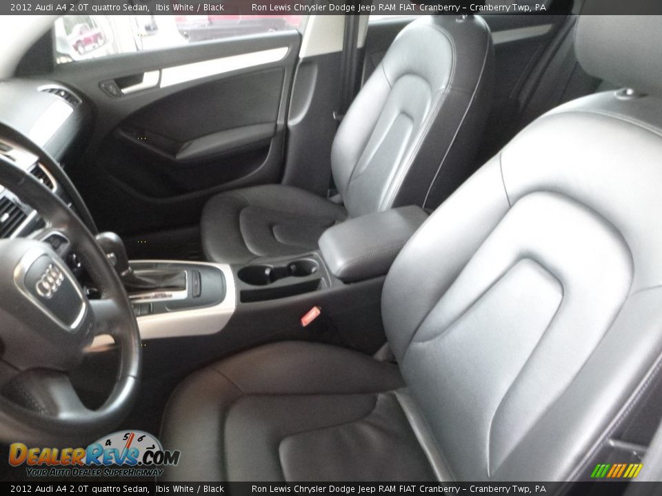2012 Audi A4 2.0T quattro Sedan Ibis White / Black Photo #13