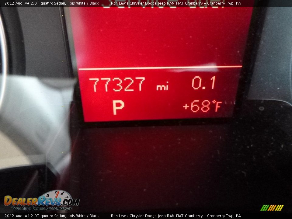 2012 Audi A4 2.0T quattro Sedan Ibis White / Black Photo #16