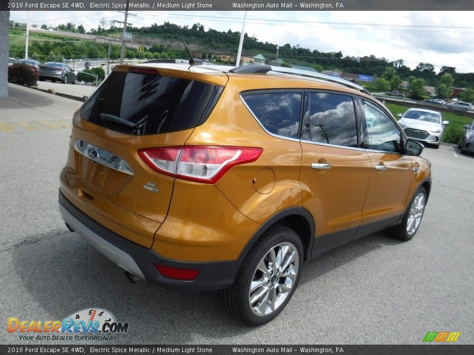 2016 Ford Escape SE 4WD Electric Spice Metallic / Medium Light Stone Photo #11