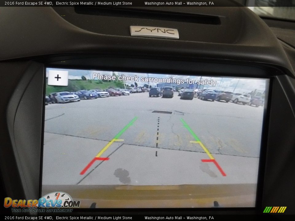 2016 Ford Escape SE 4WD Electric Spice Metallic / Medium Light Stone Photo #19