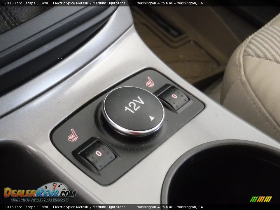 2016 Ford Escape SE 4WD Electric Spice Metallic / Medium Light Stone Photo #20