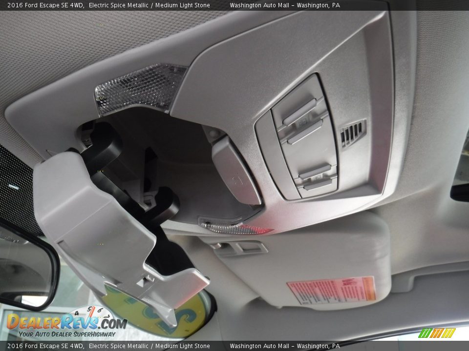 2016 Ford Escape SE 4WD Electric Spice Metallic / Medium Light Stone Photo #23