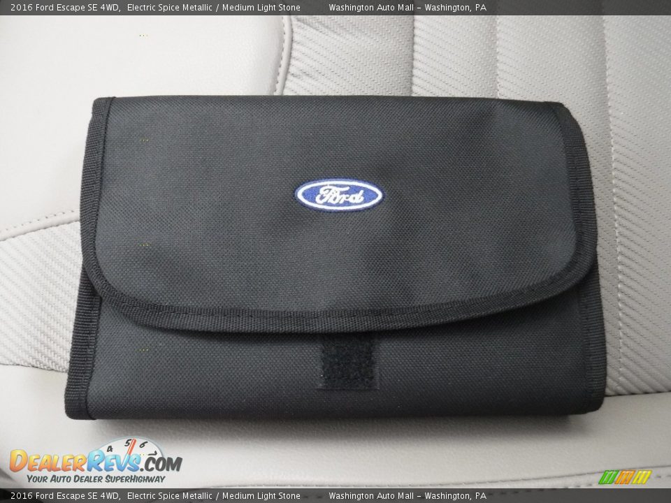 2016 Ford Escape SE 4WD Electric Spice Metallic / Medium Light Stone Photo #27