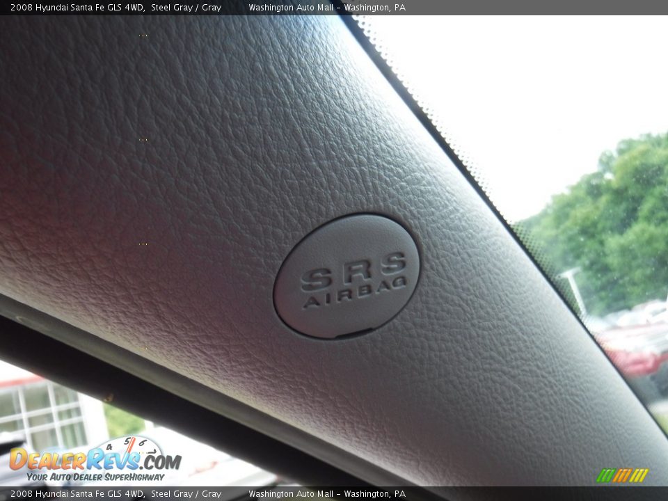 2008 Hyundai Santa Fe GLS 4WD Steel Gray / Gray Photo #21