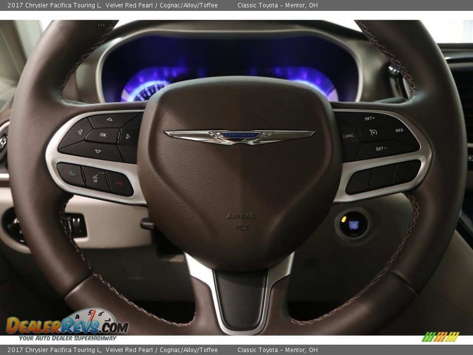 2017 Chrysler Pacifica Touring L Velvet Red Pearl / Cognac/Alloy/Toffee Photo #6