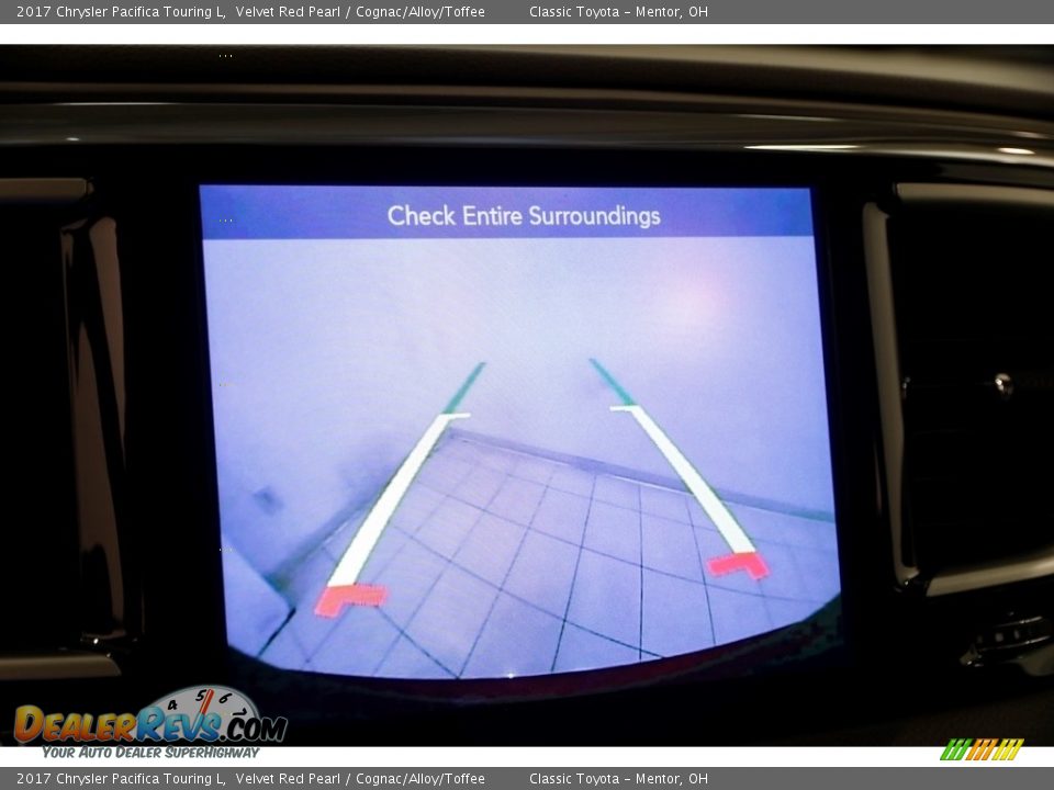 2017 Chrysler Pacifica Touring L Velvet Red Pearl / Cognac/Alloy/Toffee Photo #21
