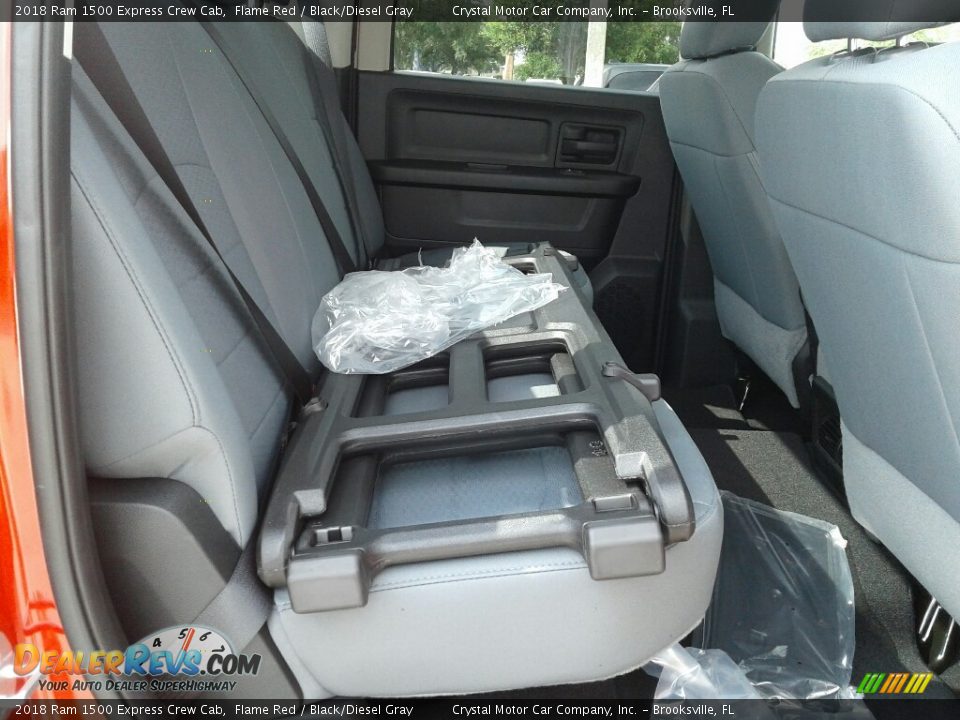 2018 Ram 1500 Express Crew Cab Flame Red / Black/Diesel Gray Photo #11