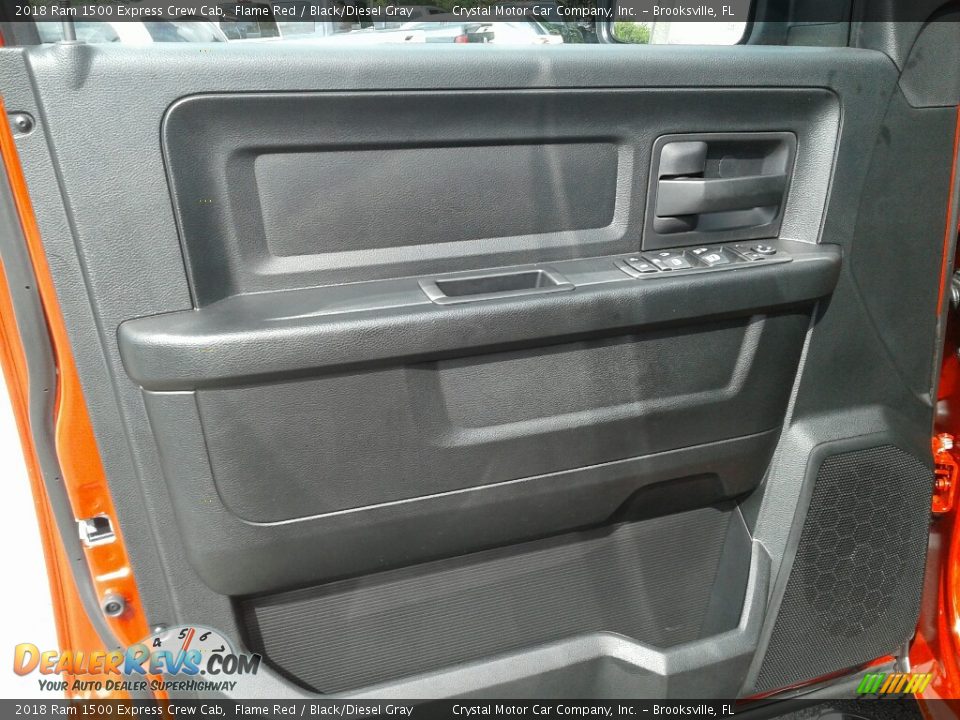 2018 Ram 1500 Express Crew Cab Flame Red / Black/Diesel Gray Photo #17
