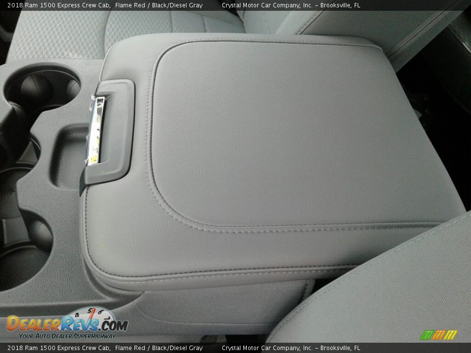 2018 Ram 1500 Express Crew Cab Flame Red / Black/Diesel Gray Photo #18