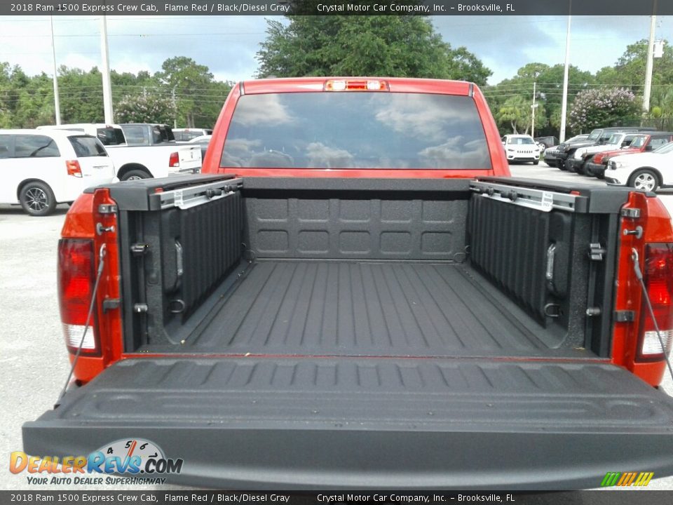2018 Ram 1500 Express Crew Cab Flame Red / Black/Diesel Gray Photo #19