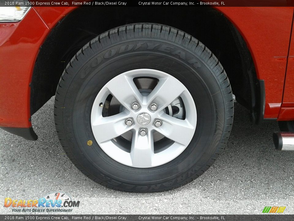 2018 Ram 1500 Express Crew Cab Flame Red / Black/Diesel Gray Photo #20