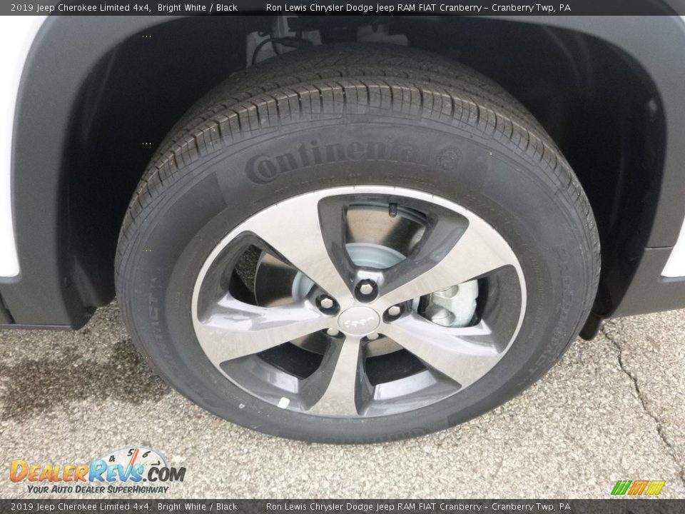 2019 Jeep Cherokee Limited 4x4 Bright White / Black Photo #9