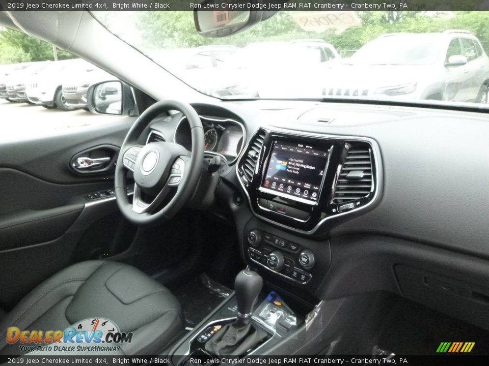 2019 Jeep Cherokee Limited 4x4 Bright White / Black Photo #11