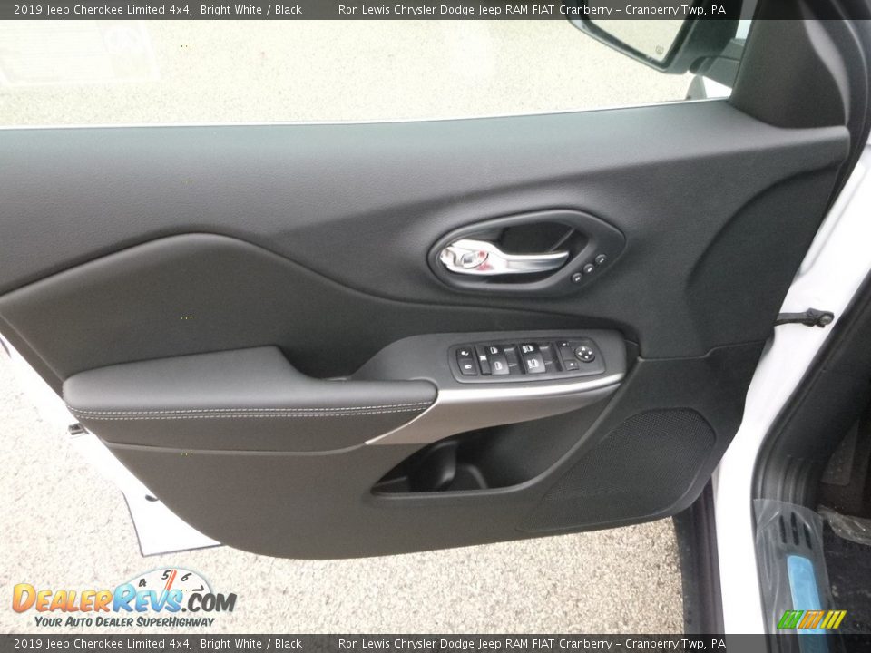 2019 Jeep Cherokee Limited 4x4 Bright White / Black Photo #13