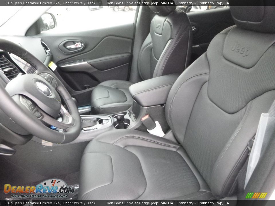 2019 Jeep Cherokee Limited 4x4 Bright White / Black Photo #15