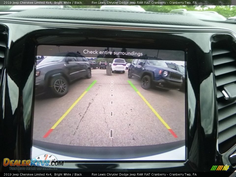 2019 Jeep Cherokee Limited 4x4 Bright White / Black Photo #17