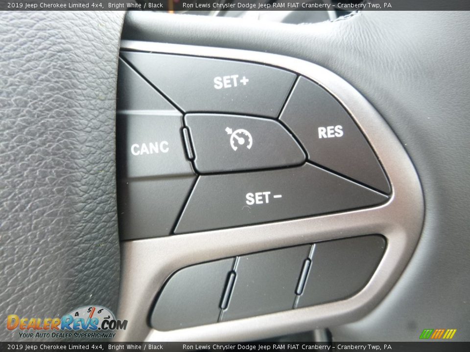 2019 Jeep Cherokee Limited 4x4 Bright White / Black Photo #18