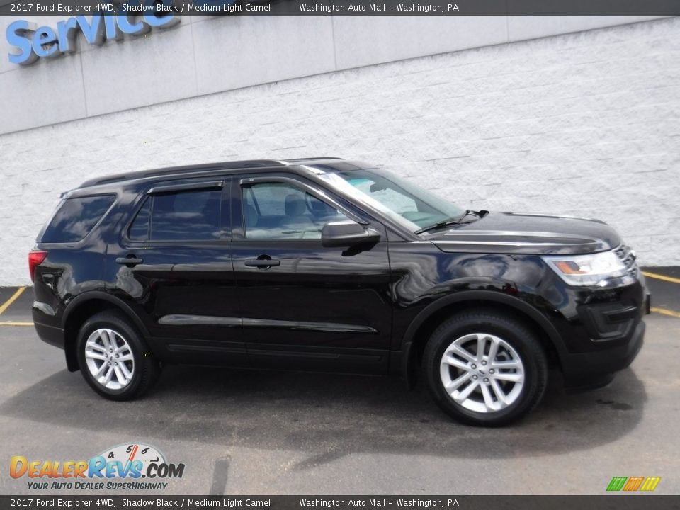 2017 Ford Explorer 4WD Shadow Black / Medium Light Camel Photo #3
