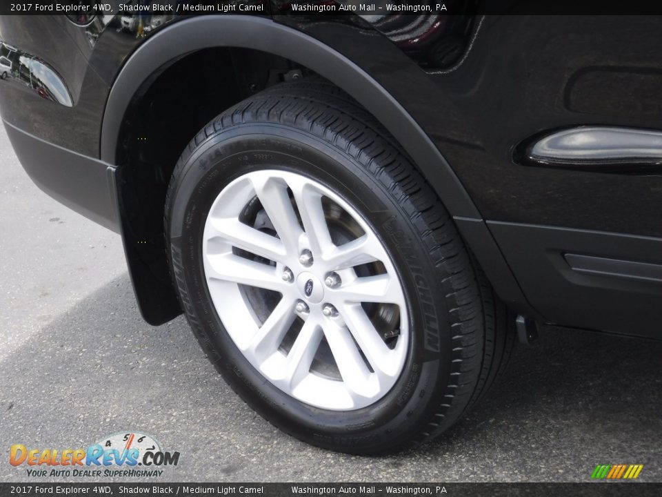 2017 Ford Explorer 4WD Shadow Black / Medium Light Camel Photo #4