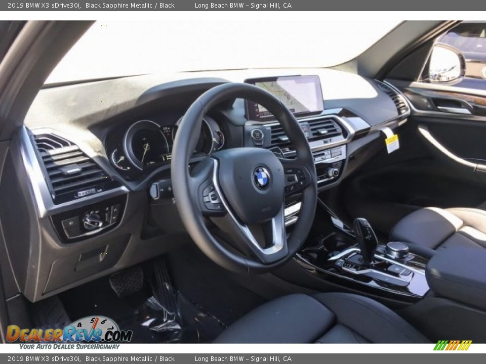 2019 BMW X3 sDrive30i Black Sapphire Metallic / Black Photo #5