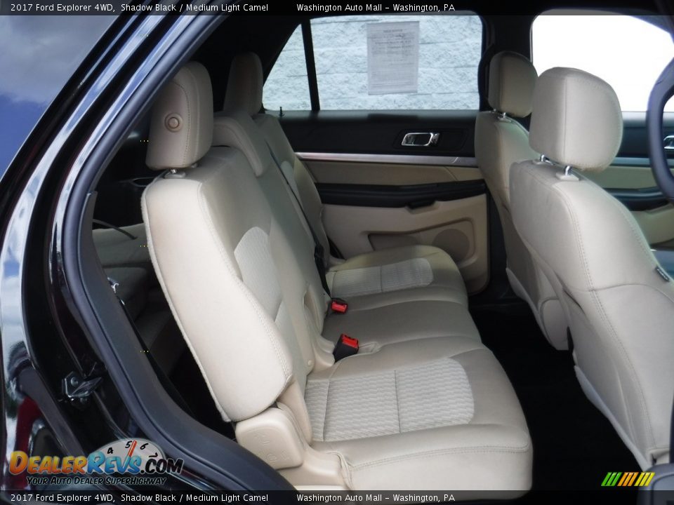 2017 Ford Explorer 4WD Shadow Black / Medium Light Camel Photo #6