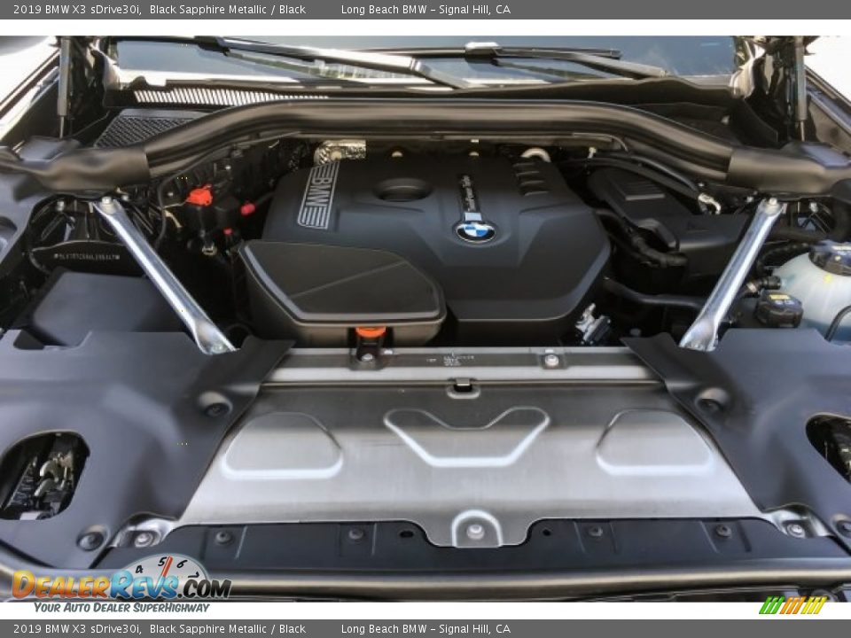 2019 BMW X3 sDrive30i Black Sapphire Metallic / Black Photo #8