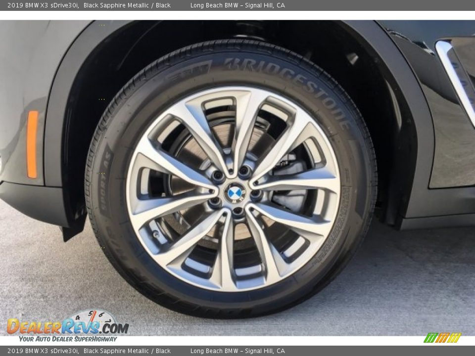 2019 BMW X3 sDrive30i Black Sapphire Metallic / Black Photo #9
