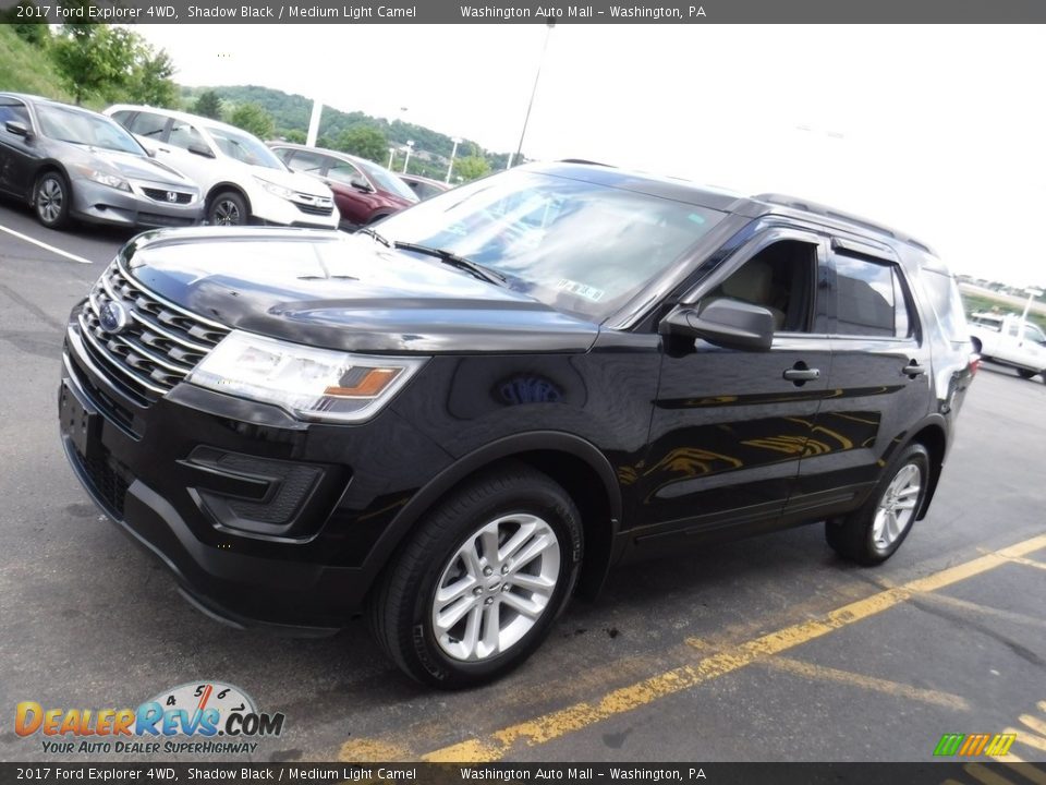 2017 Ford Explorer 4WD Shadow Black / Medium Light Camel Photo #10