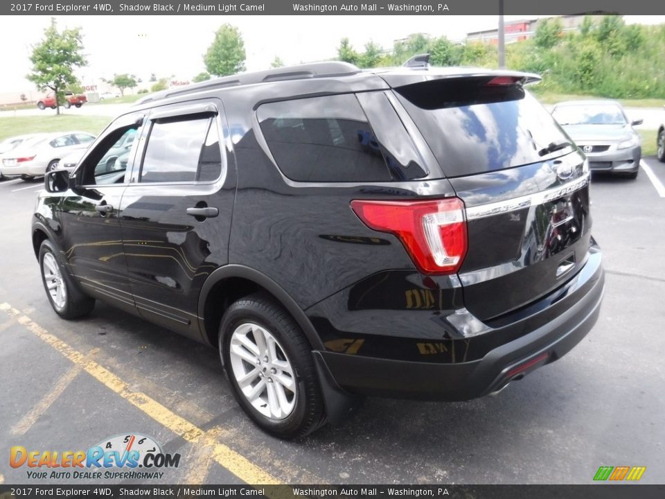 2017 Ford Explorer 4WD Shadow Black / Medium Light Camel Photo #12