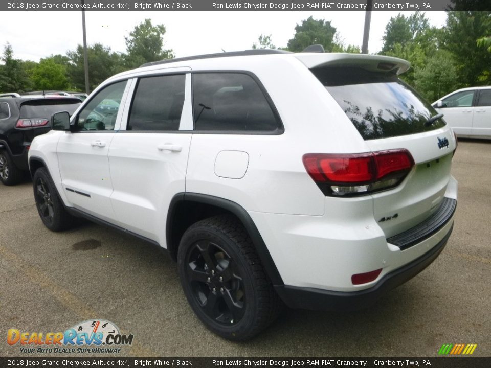 2018 Jeep Grand Cherokee Altitude 4x4 Bright White / Black Photo #3