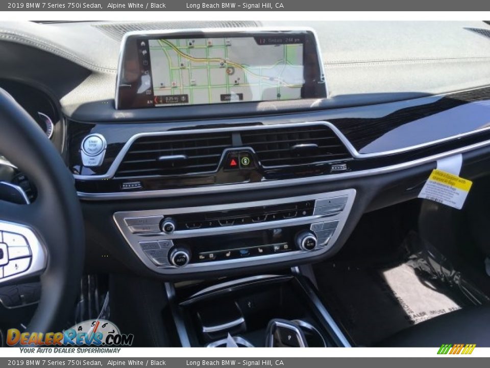 2019 BMW 7 Series 750i Sedan Alpine White / Black Photo #6