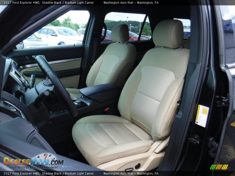 2017 Ford Explorer 4WD Shadow Black / Medium Light Camel Photo #16