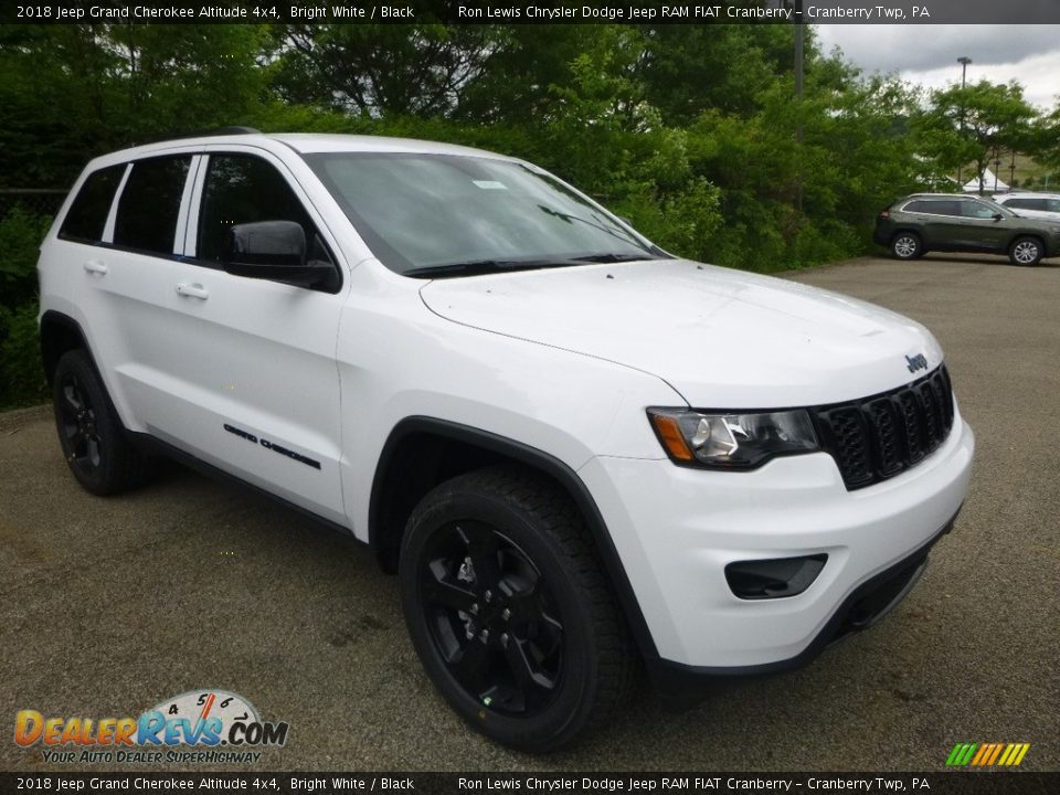 2018 Jeep Grand Cherokee Altitude 4x4 Bright White / Black Photo #7