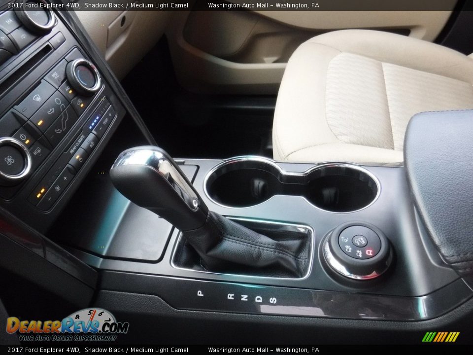 2017 Ford Explorer 4WD Shadow Black / Medium Light Camel Photo #19
