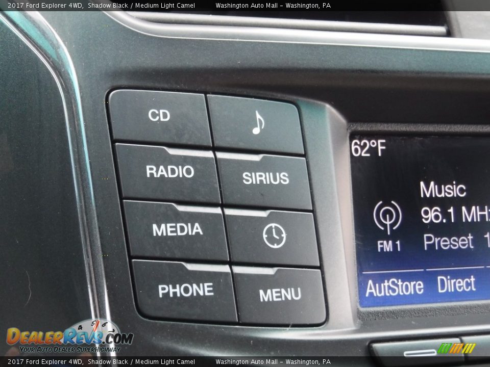 2017 Ford Explorer 4WD Shadow Black / Medium Light Camel Photo #22