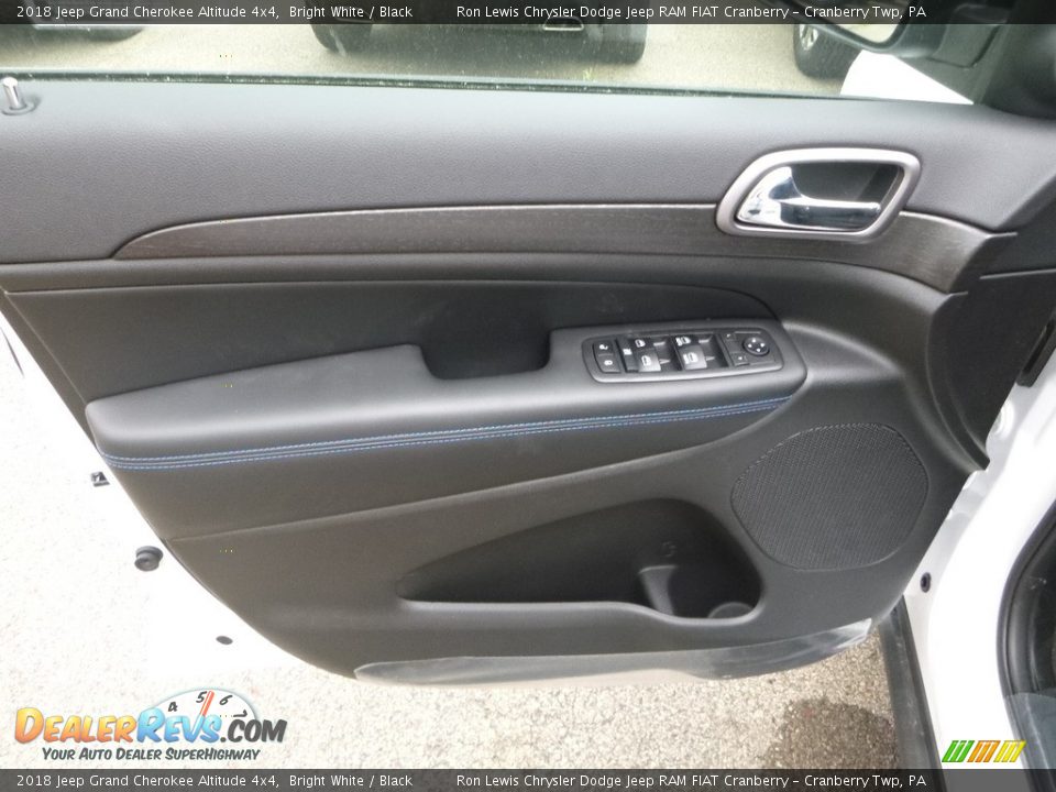 2018 Jeep Grand Cherokee Altitude 4x4 Bright White / Black Photo #13