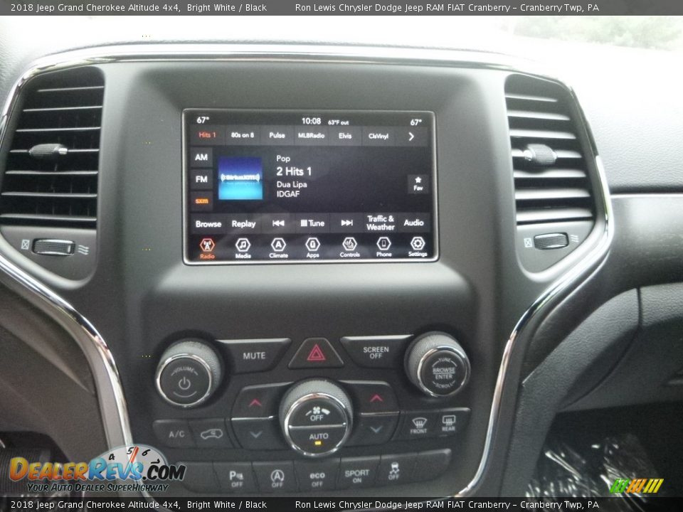 2018 Jeep Grand Cherokee Altitude 4x4 Bright White / Black Photo #15