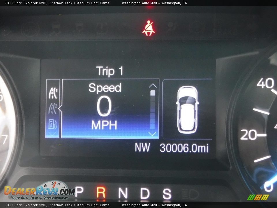 2017 Ford Explorer 4WD Shadow Black / Medium Light Camel Photo #28