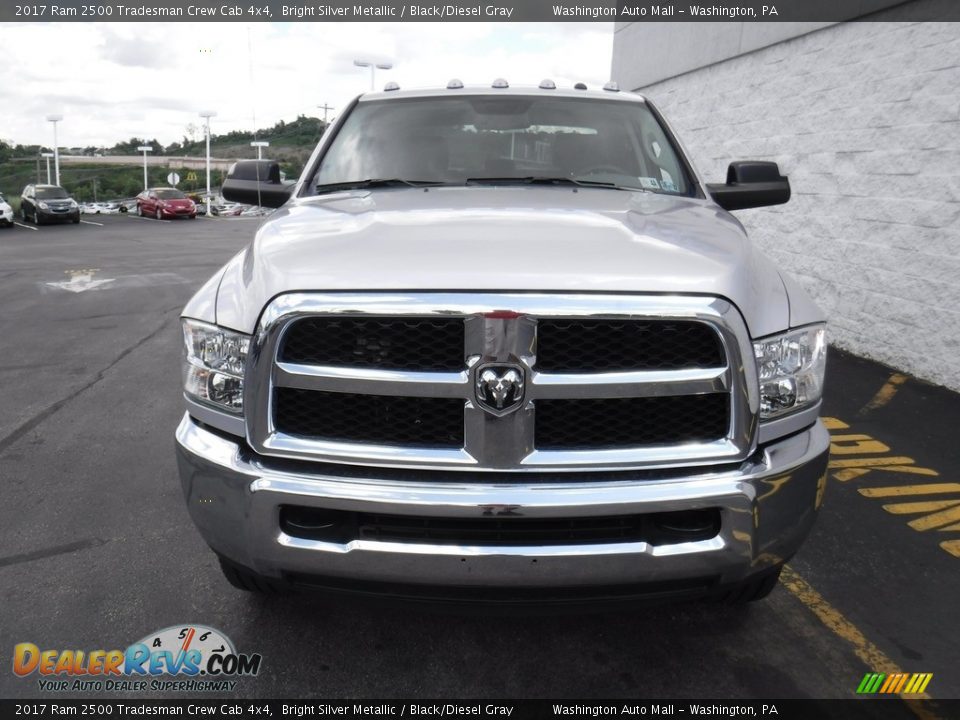 2017 Ram 2500 Tradesman Crew Cab 4x4 Bright Silver Metallic / Black/Diesel Gray Photo #6